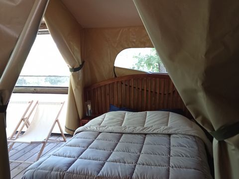Hébergement 5 personnes - Lodge Glamping 5 personnes (samedi à samedi du 06/07/24 au 31/08/24) 1/5 pers.
