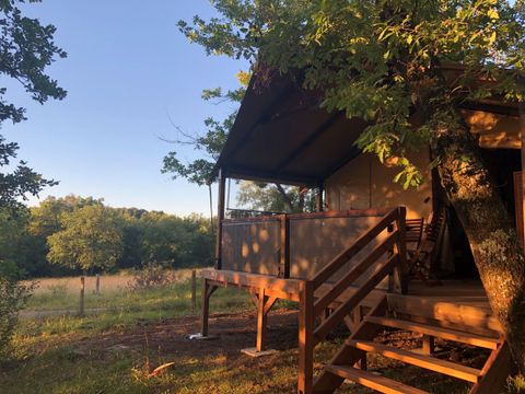 Hébergement 5 personnes - Lodge Glamping 5 personnes (samedi à samedi du 06/07/24 au 31/08/24) 1/5 pers.