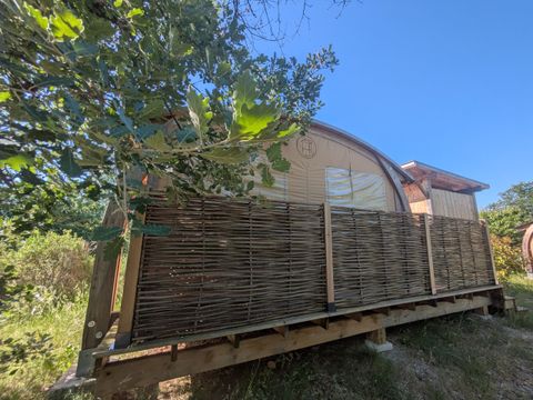 Tente en toile et en bois 2 personnes - Cabane toilée