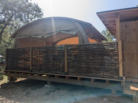 Tente en toile et en bois 2 personnes - Cabane toilée
