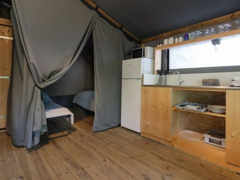 TENTE TOILE ET BOIS 4 personnes - Vitrac