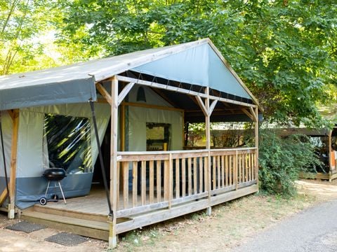 TENTE TOILE ET BOIS 4 personnes - Vitrac