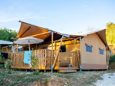 Tente en toile et en bois 5 personnes - Grives