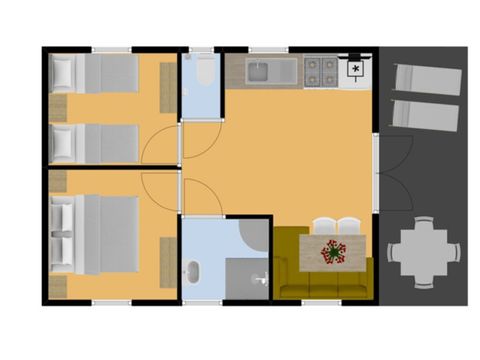 Mobilhome 4 personnes - Domme