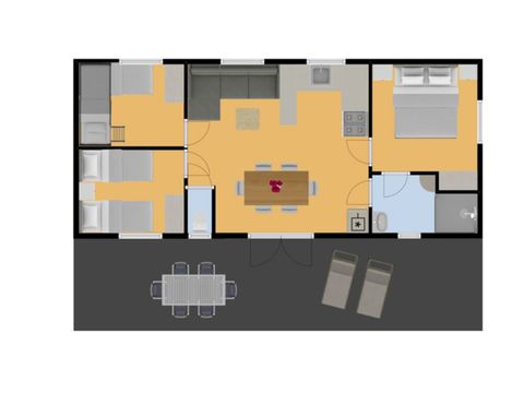 MOBILHOME 6 personnes - Biron