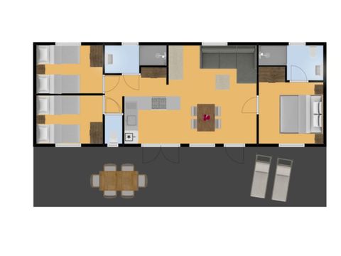 Mobilhome 6 personnes - Castelnaud