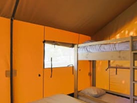 Tente en toile et en bois 6 personnes - Belle vue