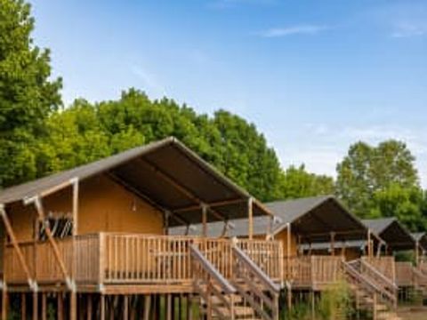 Tente en toile et en bois 6 personnes - Belle vue