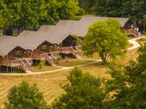 Tente en toile et en bois 6 personnes - Belle vue