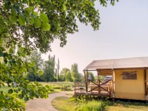 Tente en toile et en bois 6 personnes - Belle vue