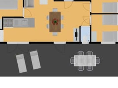 MOBILHOME 6 personnes - Les Milandes