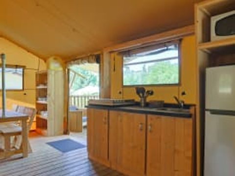 Tente en toile et en bois 5 personnes - Grives