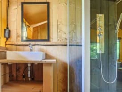 TENTE TOILE ET BOIS 5 personnes - Grives