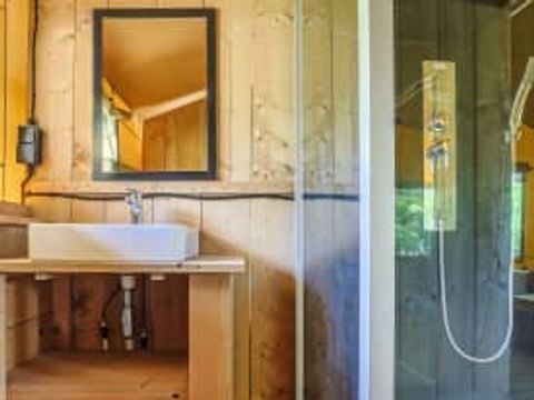 TENTE TOILE ET BOIS 5 personnes - Grives