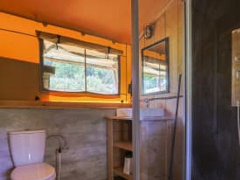 TENTE TOILE ET BOIS 5 personnes - Grives