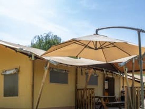 Tente en toile et en bois 5 personnes - Grives