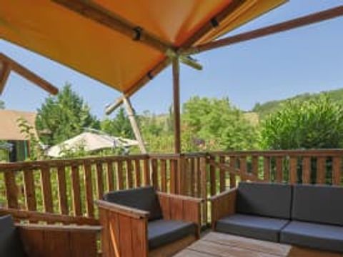 Tente en toile et en bois 5 personnes - Grives