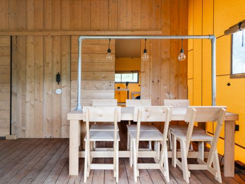 Tente en toile et en bois 5 personnes - Grives