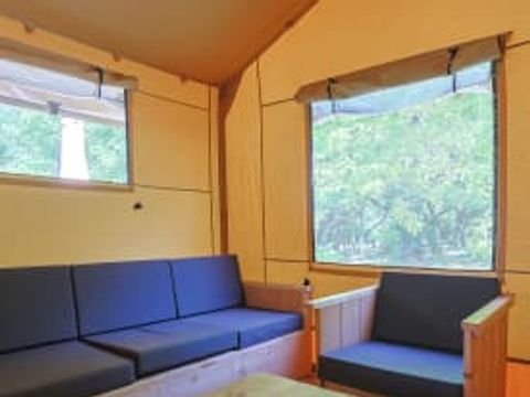 Tente en toile et en bois 5 personnes - Grives