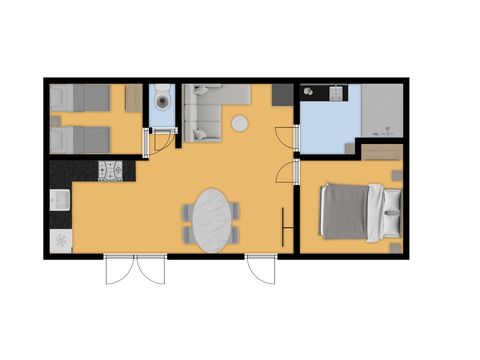 Mobilhome 4 personnes - Molières