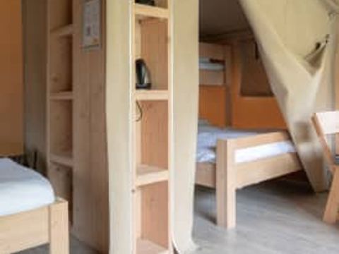 TENTE TOILE ET BOIS 5 personnes - Tente safari Sagelat