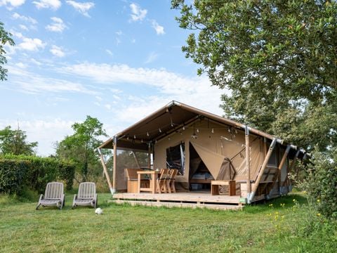 TENTE TOILE ET BOIS 5 personnes - Tente safari Sagelat