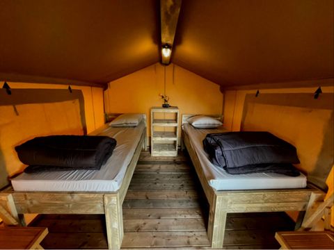 TENTE TOILE ET BOIS 2 personnes - Tente Lodge 1 chambre sans sanitaires