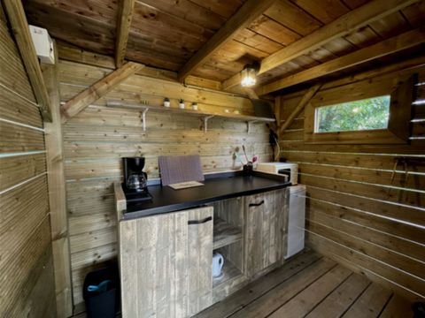 TENTE TOILE ET BOIS 2 personnes - Tente Lodge 1 chambre sans sanitaires
