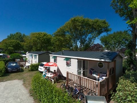 MOBILHOME 4 personnes - 2 chambres + terrasse semi couverte 7.80 x 3.70 m