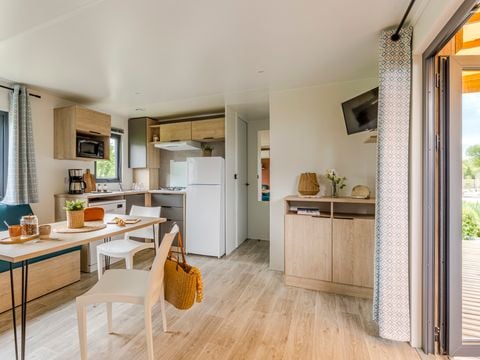 Mobilhome 12 personnes - PRESTA+ Tribu - 6 chambres - 2 salles de bain 60m² - TV - Clim