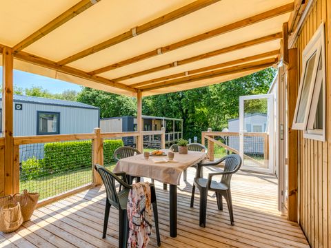 Mobilhome 5 personnes - PRESTA+Kids - 2 chambres - 29m² - TV - Clim