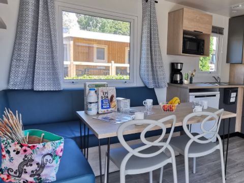 Mobilhome 5 personnes - PRESTA+Kids - 2 chambres - 29m² - TV - Clim