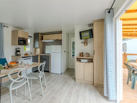 Mobilhome 5 personnes - PRESTA+Kids - 2 chambres - 29m² - TV - Clim