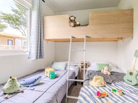 Mobilhome 5 personnes - PRESTA+Kids - 2 chambres - 29m² - TV - Clim
