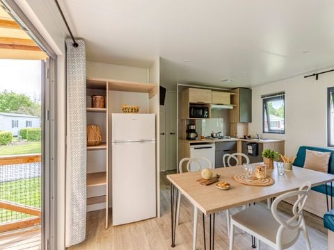 Mobilhome 6 personnes - PRESTA+Kids - 3 chambres - 2 salles de bain 40m² - TV - Clim