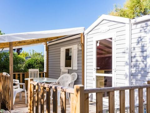 MOBILHOME 4 personnes - Mobil-home | Comfort | 2 Ch. | 4 Pers. | Terrasse surélevée | Clim.