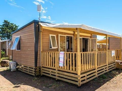 MOBILHOME 6 personnes - Mobil-home | Premium | 3 Ch. | 6 Pers. | Terrasse surélevée | TV