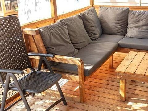 MOBILHOME 8 personnes - Mobil-home | Comfort | 3 Ch. | 6/8 Pers. | Terrasse Lounge | 1 SDB | TV
