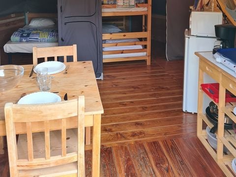 TENTE TOILE ET BOIS 4 personnes - Tipi - sans sanitaires