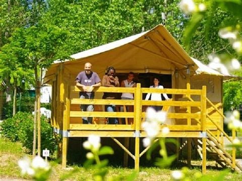TENTE TOILE ET BOIS 6 personnes - Lodge ULIA 6 personnes