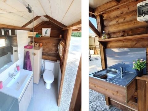 TENTE TOILE ET BOIS 2 personnes - Lodge LAINA CONFORT 2 personnes