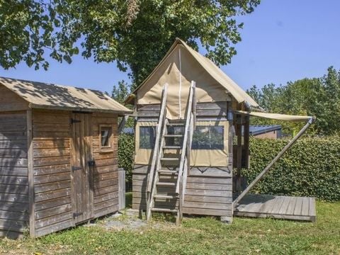 TENTE TOILE ET BOIS 2 personnes - Lodge LAINA CONFORT 2 personnes