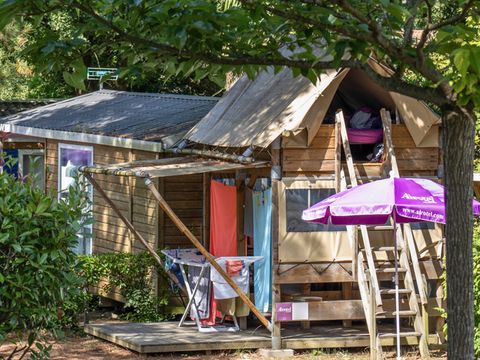 TENTE TOILE ET BOIS 2 personnes - Lodge LAINA CONFORT 2 personnes