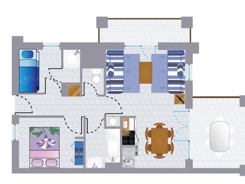 APPARTEMENT 6 personnes - Appartement MOREA 4-6 personnes