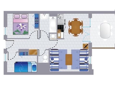 APPARTEMENT 6 personnes - Appartement OCEANE 4-6 personnes