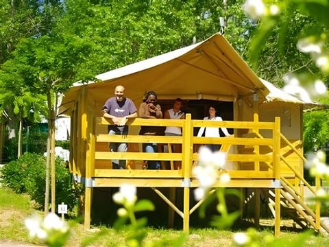 TENTE TOILE ET BOIS 6 personnes - Lodge ULIA 6 personnes