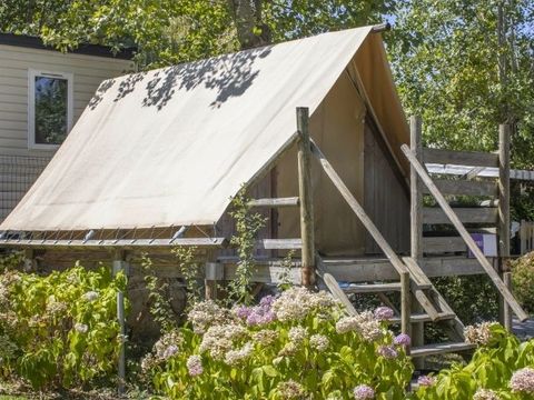 TENTE TOILE ET BOIS 2 personnes - Tente Lodge INSOLITE  BELTXU 2 personnes