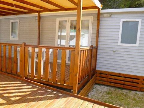MOBILHOME 4 personnes - Mobil-home PMR | Comfort | 2 Ch. | 4 Pers. | Terrasse surélevée | Clim.