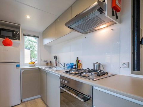 MOBILHOME 5 personnes - Mobil-home | Comfort | 2 Ch. | 5 Pers. | Terrasse surélevée | Clim.