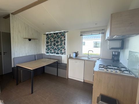 MOBILHOME 8 personnes - MOBILE HOME NIRVANA QUATTRO 4 chambres 40m² avec terrasse semi couverte